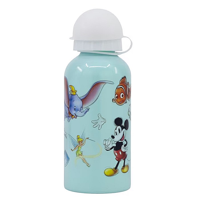 Sticlă apă din aluminiu, fără BPA, multicicolor, 400 ml, Stitch and Friends, Disney [1]
