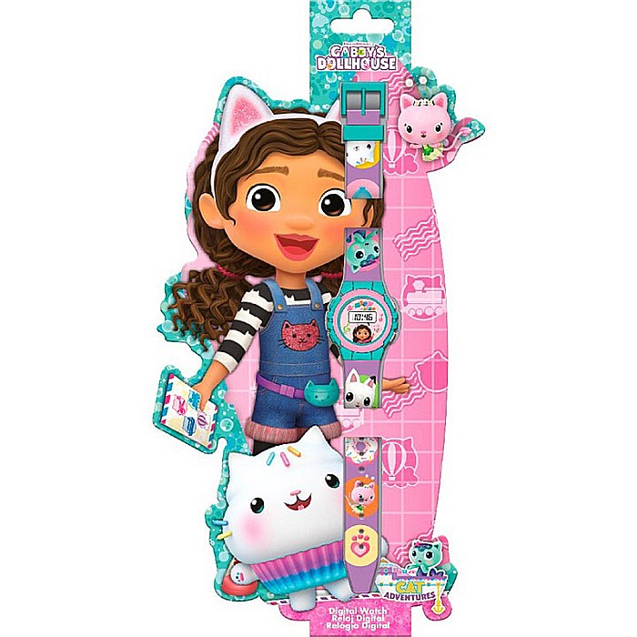 Ceas digital, multicolor, Gabby's Dollhouse [3]