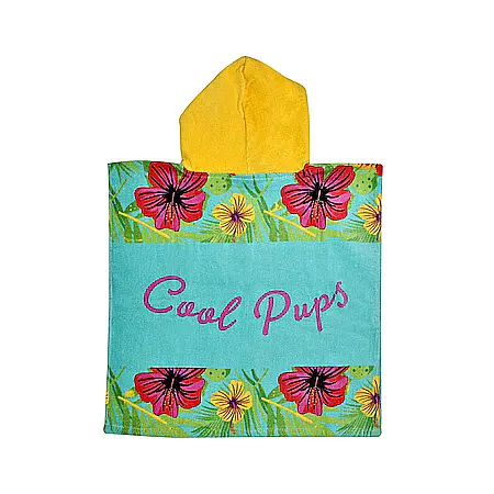 Prosop Poncho, pentru copii, 100% bumbac, cu glugă, 50 x 110 cm, multicolor, Paw Patrol, 115-1 [2]