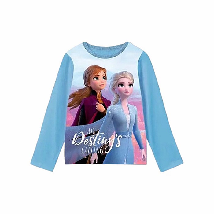 Bluza cu mânecă lungă, 100% bumbac, multicolor, My Destiny's Calling, Frozen [1]