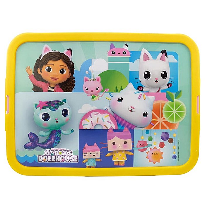 Cutie pentru depozitare, din plastic, cu capac, 23 L, multicolor, 40x27x29 cm, Gabby's Dollhouse [2]