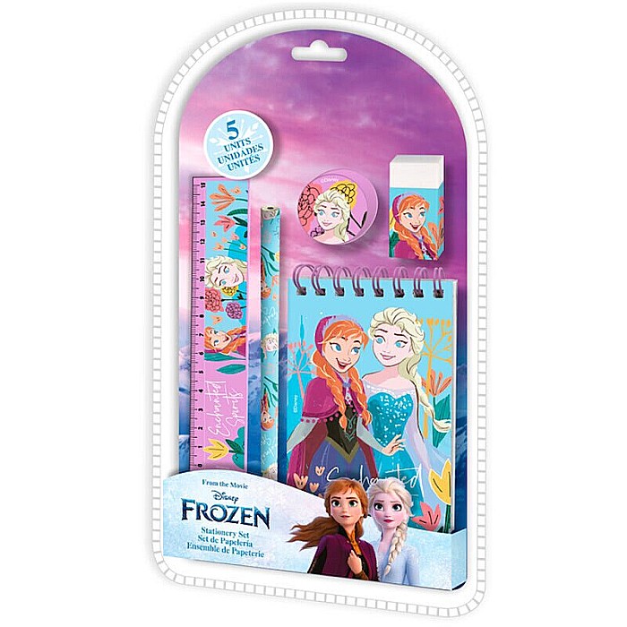 Set rechizite, 5 piese, multicolor, Frozen [1]
