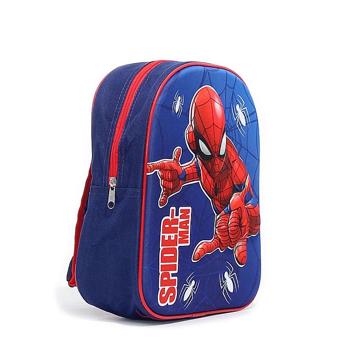 Ghiozdan copii, 30x26x10 cm, 3D, multicolor, bretele întărite și ajustabile, Spiderman [2]