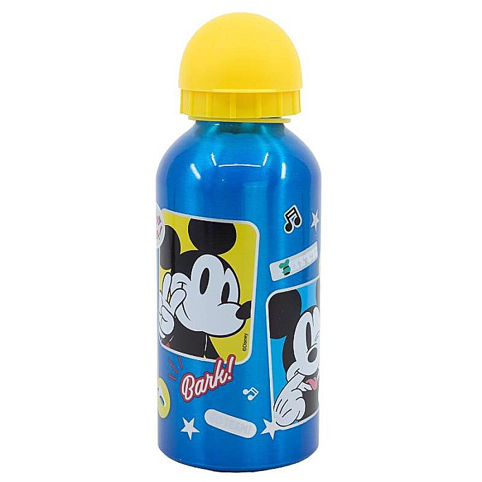 Set sticlă apă 400 ml din aluminiu și cutie sandwich cu tacâmuri, fără BPA, Fun-Tastic, Mickey Mouse [5]