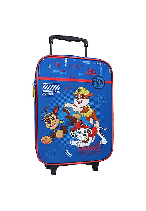 Geantă-troler cu imprimeu cu Paw Patrol - 14.7L, Roșu, Alb, Albastru [2]