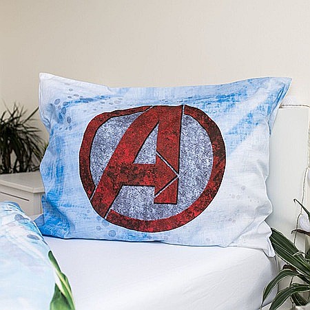 Set lenjerie pat copii, multicolor, 2 piese, 100% bumbac, Heroes, Marvel, Avengers [3]