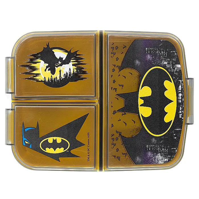 Cutie sandwich, multicompartimente, multicolor, fără BPA, Batman [2]