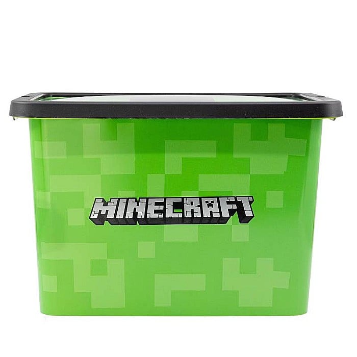 Cutie depozitare jucării, Minecraft, 8,5x19,2x28,7 cm, 7 l Verde [3]