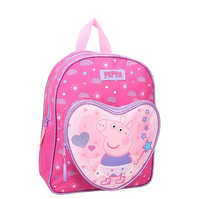 Ghiozdan Peppa made of magic, dimensiuni 30cm x25cm x11cm [2]