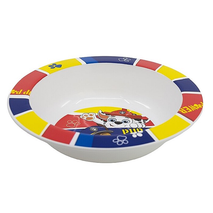 Bol plastic, multicolor, pentru copii, fără BPA, ce poate fi utilizat și la microunde, 16 cm, Pup Power, Paw Patrol [2]
