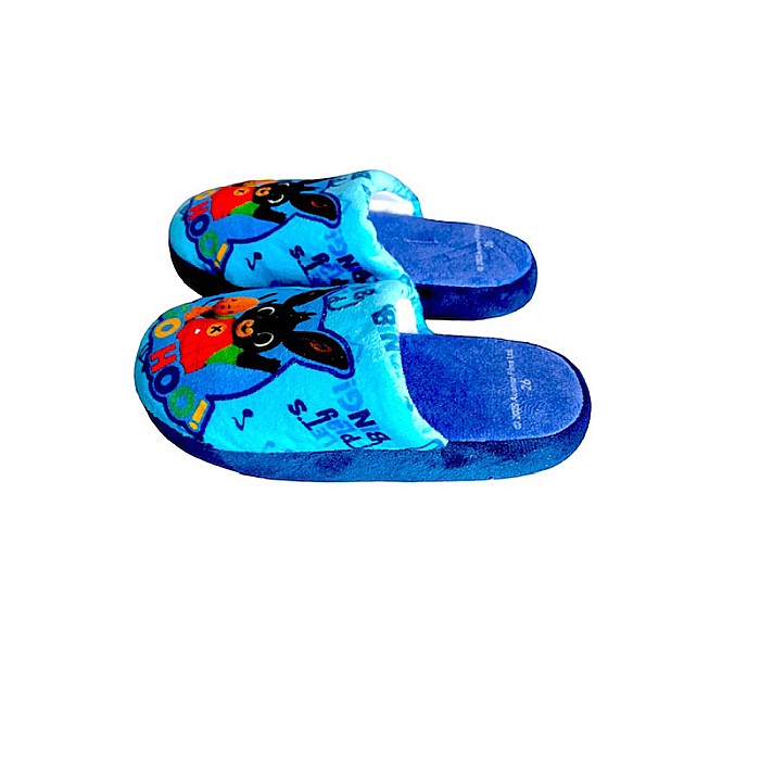 Papuci plușați, multicolor, talpa antiderapantă,  Bing [3]