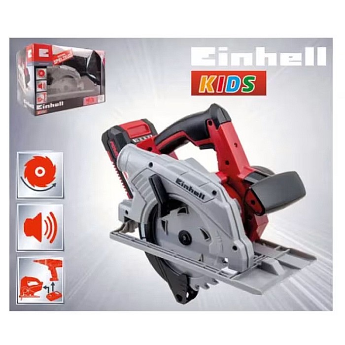 Ferăstrău circular pentru copii cu baterie detașabilă, cu lumini și sunete, multicolor, Einhell Kids [2]