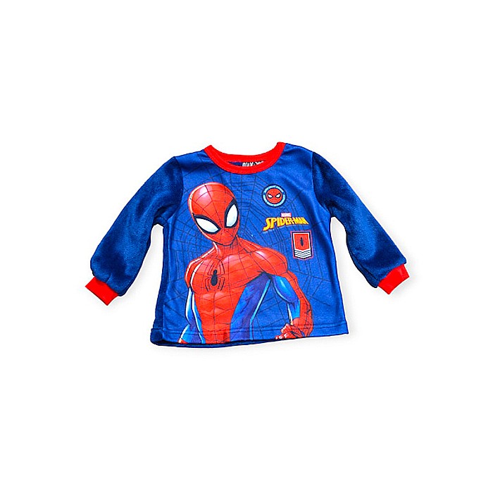 Pijamale copii cu mânecă lungă, polar, albastru, Spiderman [3]