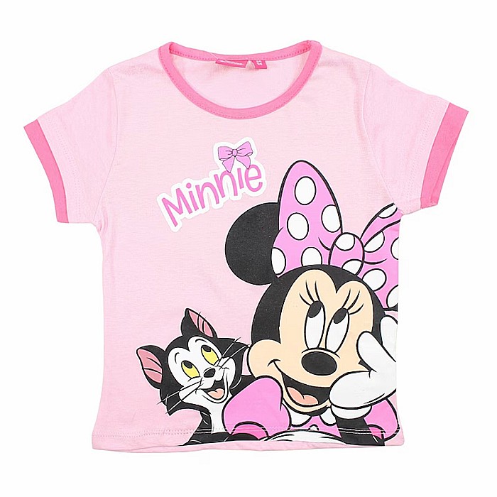 Tricou copii, 100% bumbac, multicolor, Cat, Minnie Mouse, Disney [1]