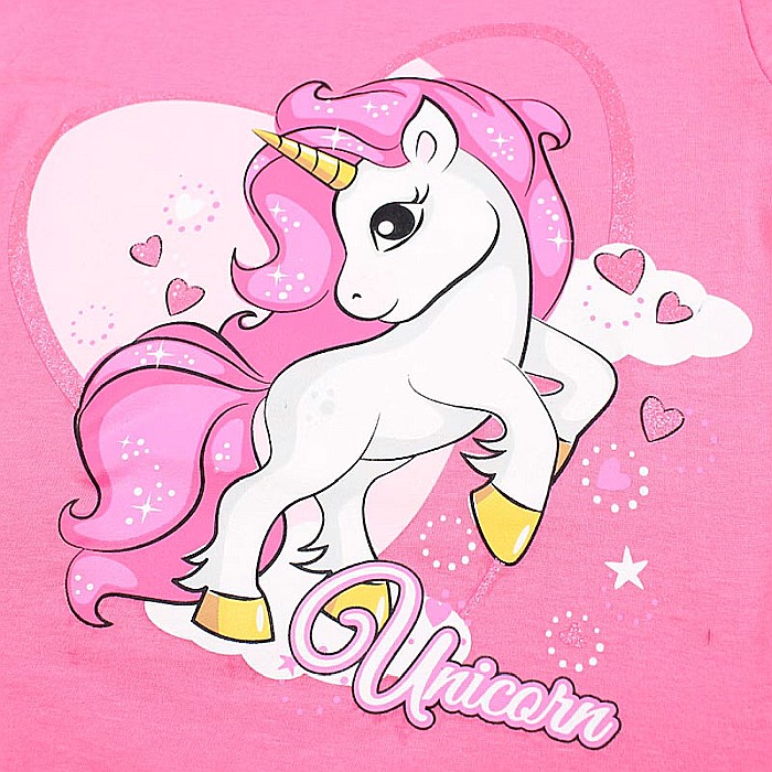 Tricou copii, 100% bumbac, multicolor, Love, Unicorn [3]