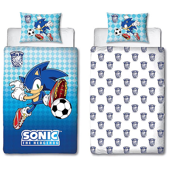 Set 2 piese lenjerie pat Sonic The Hedgehog, poliester, dimensiune 140 cm x 200 cm [2]