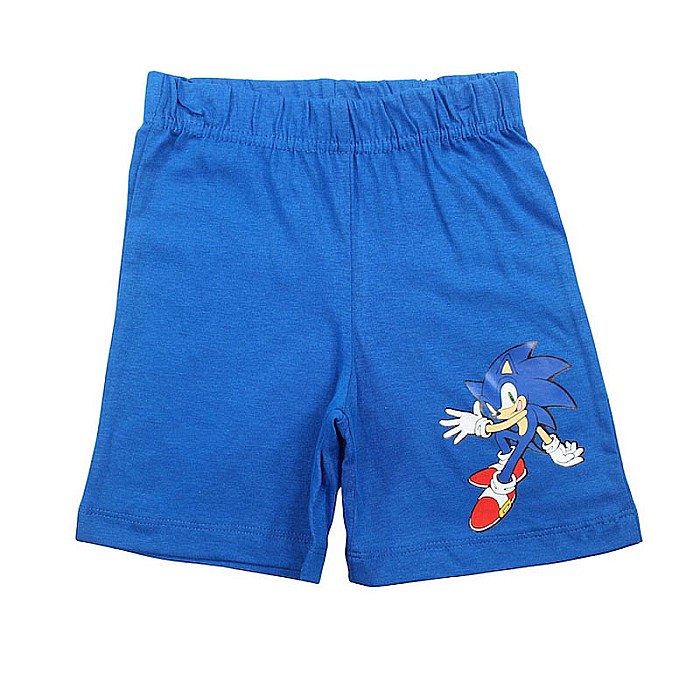 Pijamale copii cu mânecă scurtă, 100% bumbac, multicolor, Let's Go, Sonic [3]
