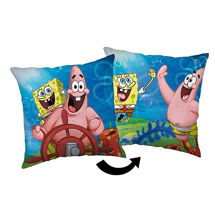 Pernă multicolor, diametru 40x40 cm, Sponge Bob [2]