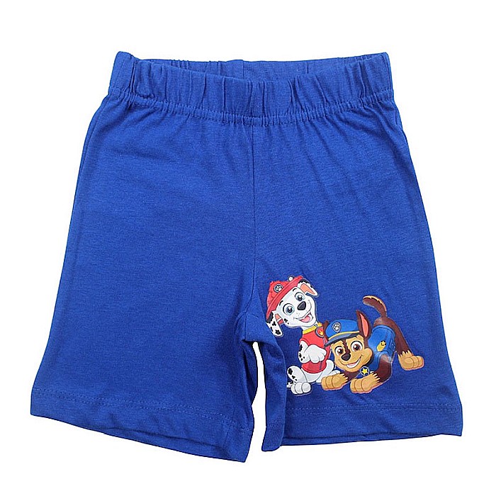 Pijamale copii cu mânecă scurtă, 100% bumbac, multicolor, Let's Go, Paw Patrol [5]