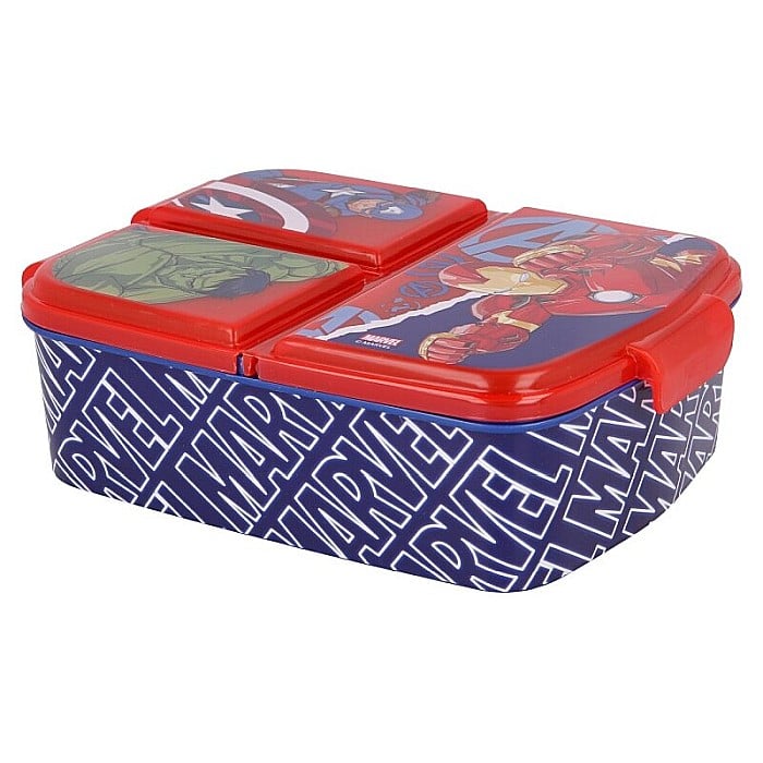 Cutie sandwich, multicompartimente, multicolor, fără BPA, Marvel, Avengers [2]