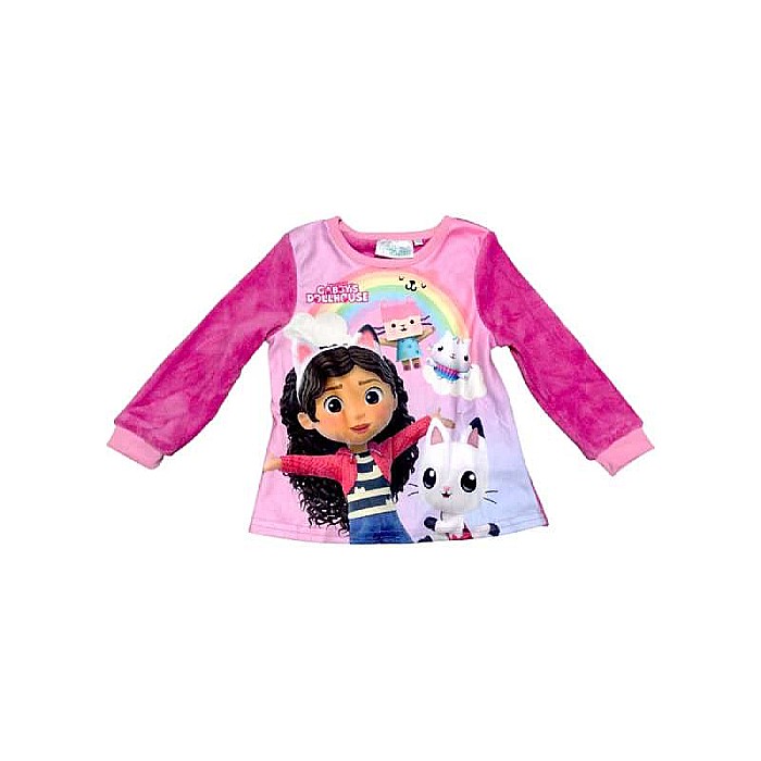 Pijama copii, cu mânecă lungă, cocolino, multicolor, Gabby's Dollhouse [2]