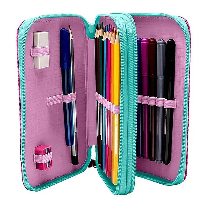 Penar cu două compartimente, KidsLicencing, Gabby's Dollhouse, echipat, multicolor [2]