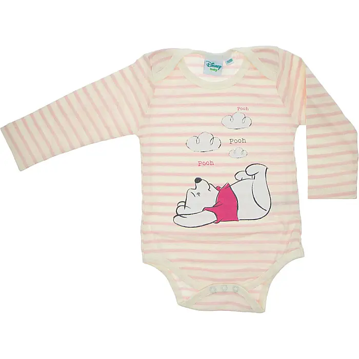 Set 2 body cu mânecă lungă 100% bumbac multicolor Disney [3]