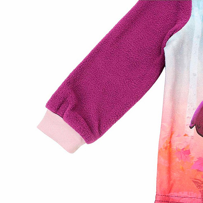 Pijamale copii cu mânecă lungă, polar, mov, Frozen [4]