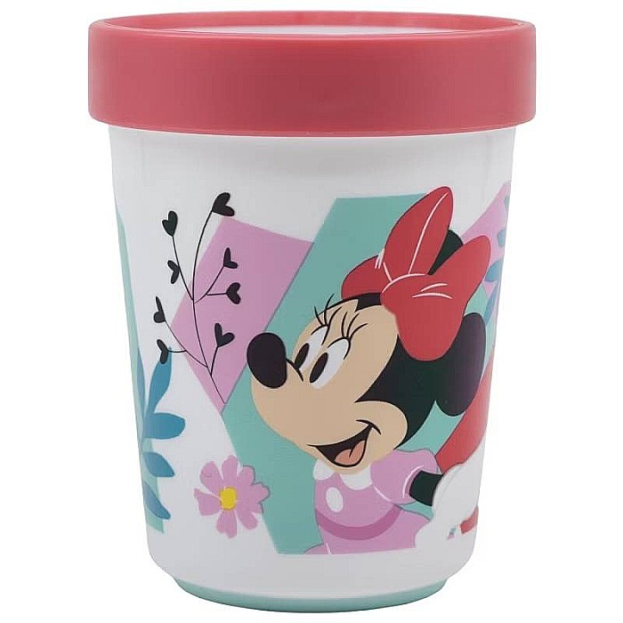 Pahar plastic, 260 ml, antiderapant, multicolor, compatibil cu microunde, fără BPA, Minnie Mouse [2]