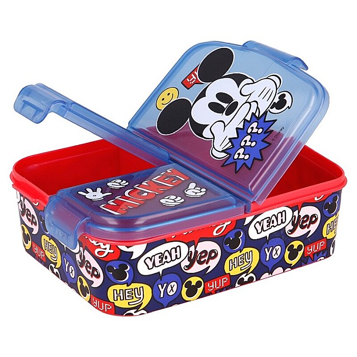 Cutie pentru prânz, multicolor, fără BPA, Mickey Mouse, 1205 [3]