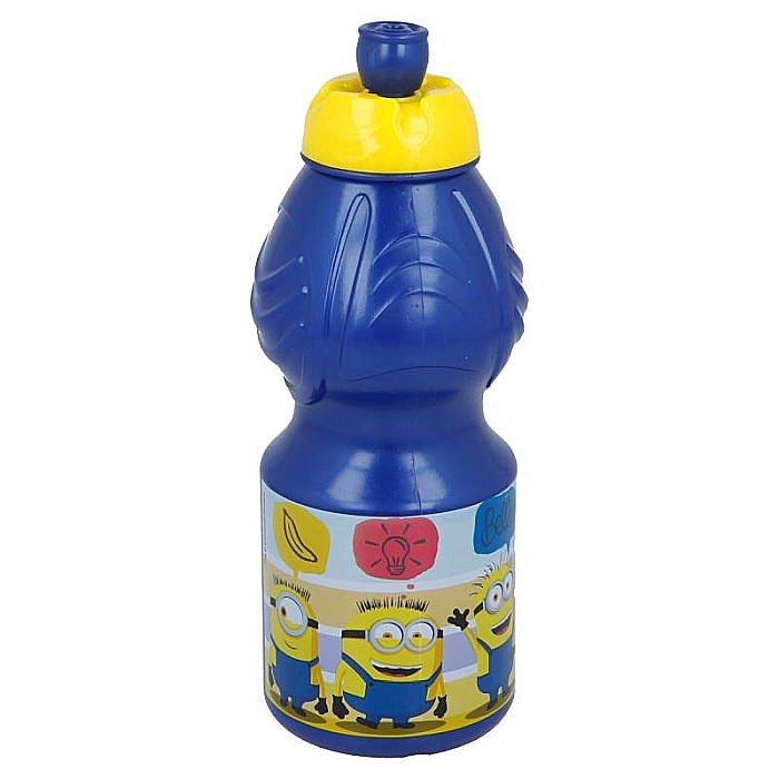 Sticlă sport, plastic, pentru apă, Minions II, 400ml Albastru [2]