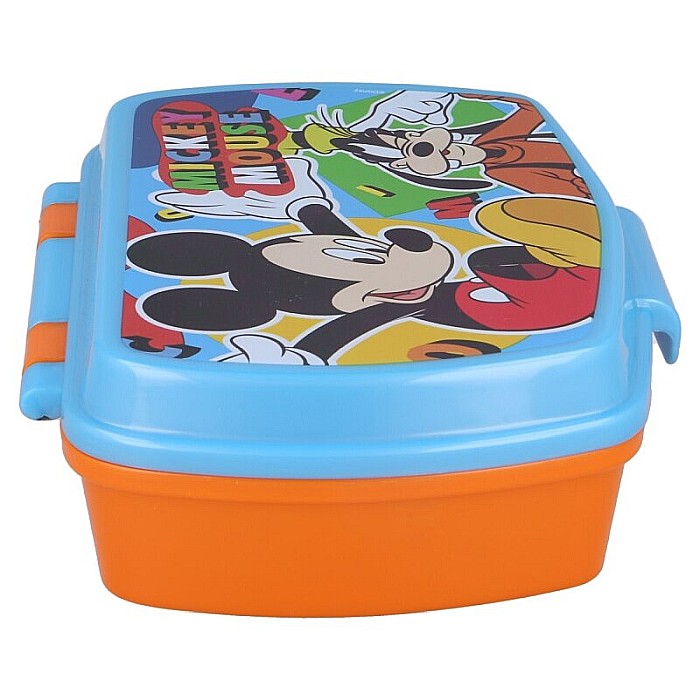 Cutie sandwich, multicolor, fără BPA, 17x 14 x 5.5 cm, Mickey Mouse [3]