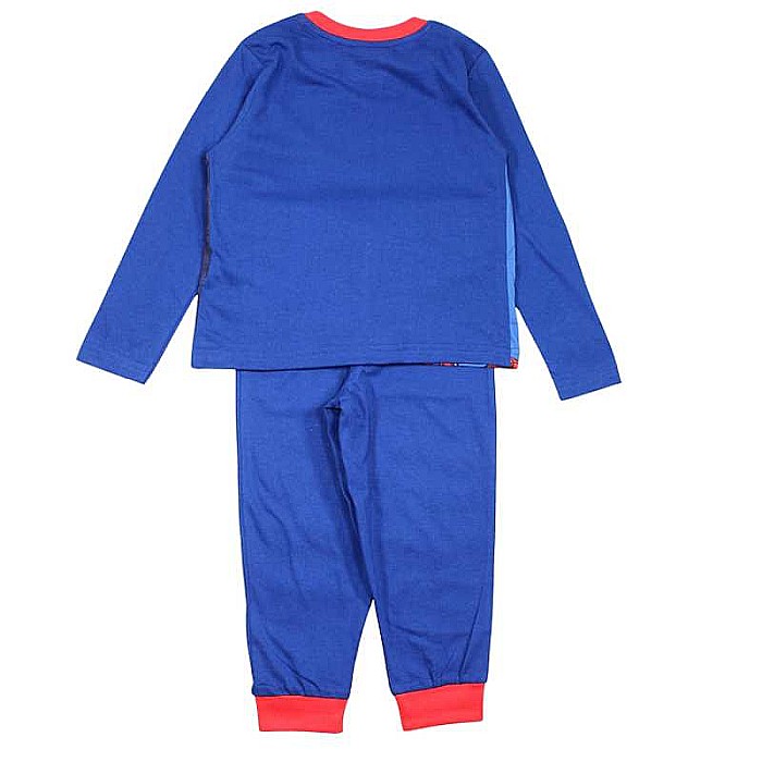 Pijamale copii cu mânecă lungă, 100% bumbac, albastru, Spiderman [3]