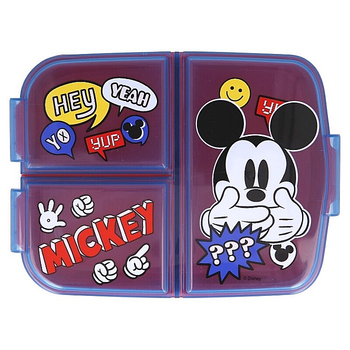 Cutie pentru prânz, multicolor, fără BPA, Mickey Mouse, 1205 [4]