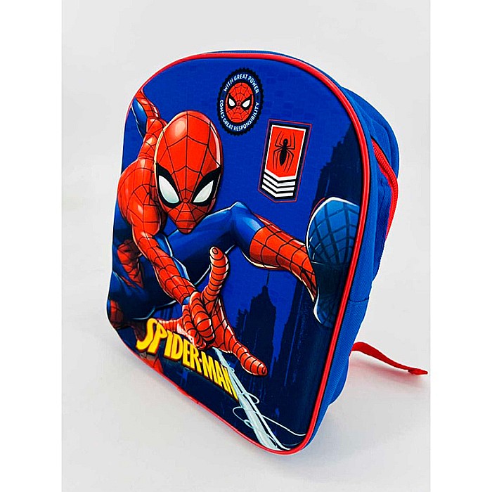 Ghiozdan Spider-Man 3D, 31,8x28,5x11,5cm, Albastru [2]