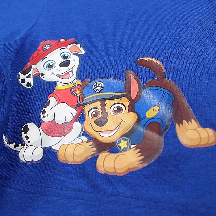 Pijamale copii cu mânecă scurtă, 100% bumbac, multicolor, Let's Go, Paw Patrol [4]