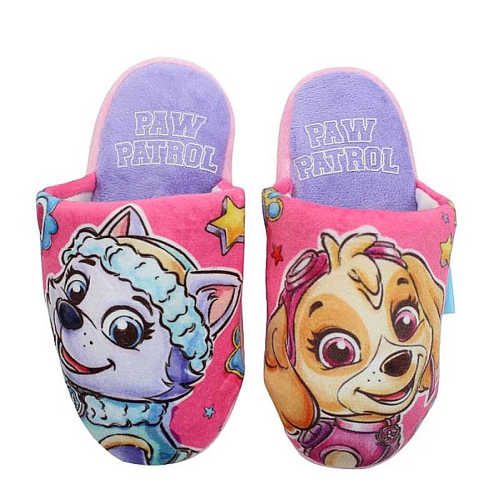 Papuci copii, plușați, multicolor, talpa antiderapantă, Paw Patrol [2]