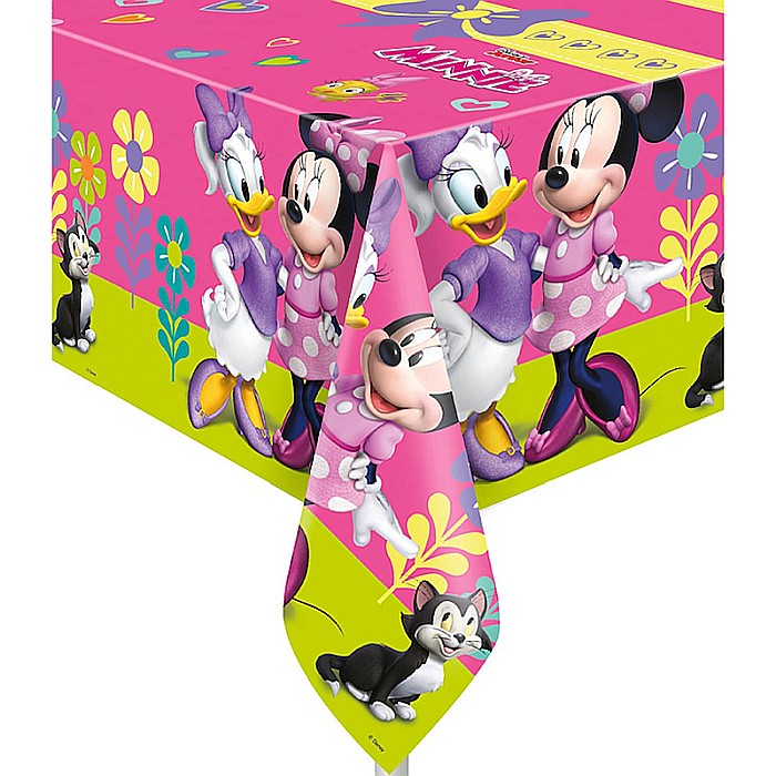 Față masă plastic 120x180 cm, Minnie Happy Helpers [3]