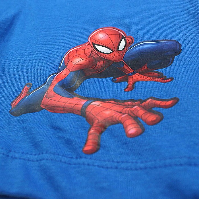 Pijamale copii cu mânecă scurtă, 100% bumbac, multicolor, Force, Spiderman, Marvel [3]