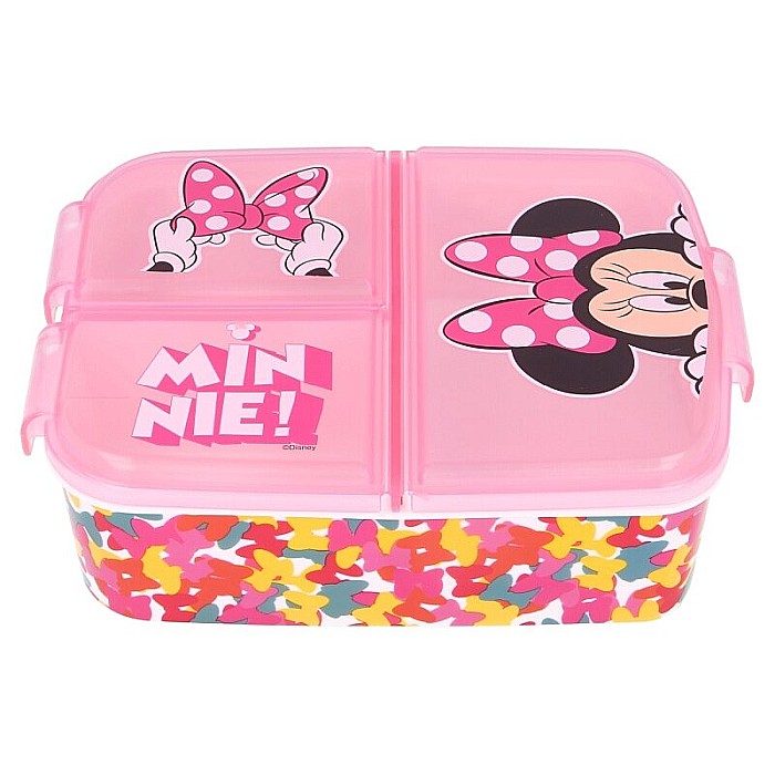 Cutie sandwich, multicompartimente, multicolor, fără BPA, Disney, Minnie Mouse [2]