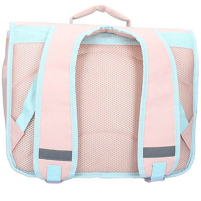 Ghiozdan multicolor cu două compartimente, 38x33x16 cm, bretele ergonomice, întărite și ajustabile, benzi reflectorizante, Frozen [2]