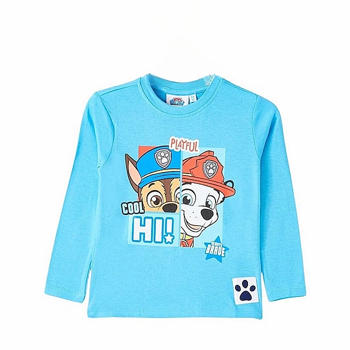 Bluza cu mânecă lungă, 100% bumbac, multicolor, Playful Cool, Paw Patrol [1]