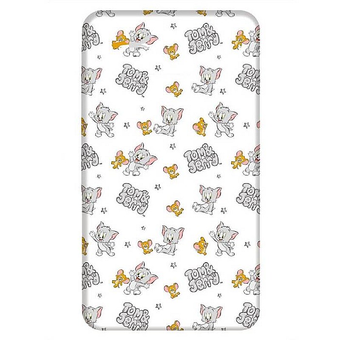 Set lenjerie pat 3 piese, 100x135,90x200,40x60, multicolor, 100% bumbac, Tom and Jerry [7]