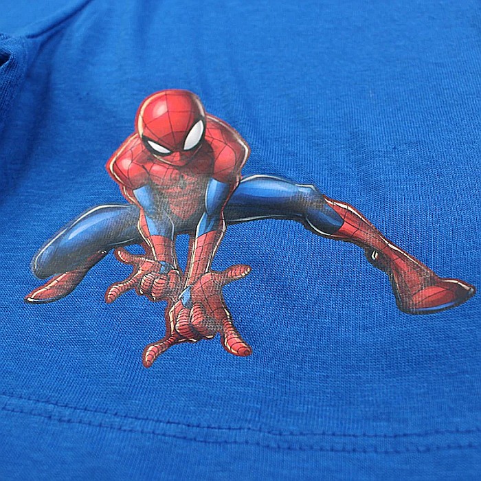 Pijamale copii cu mânecă scurtă, 100% bumbac, multicolor, Crime Fighter, Spiderman, Marvel [5]