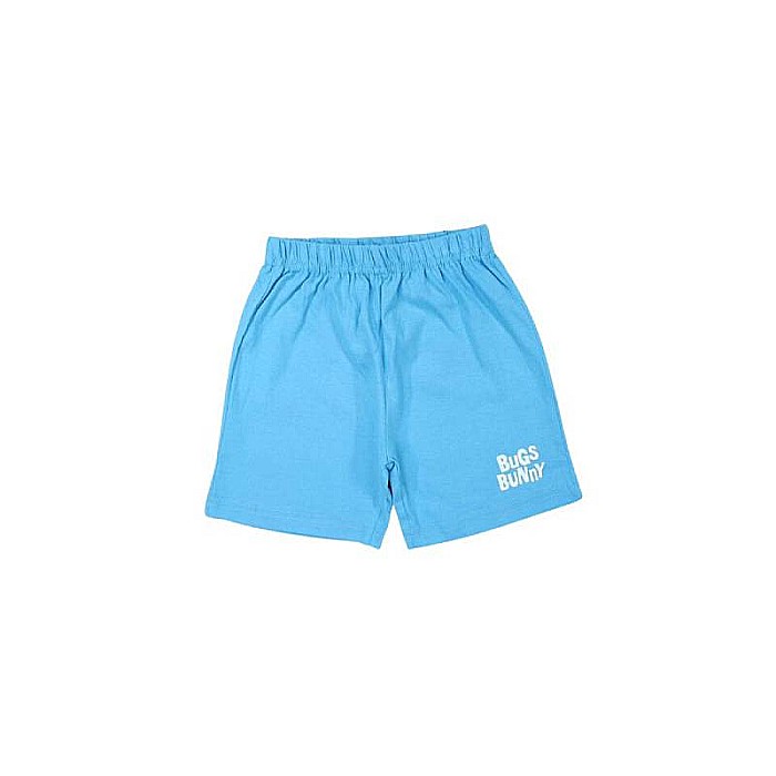 Set 2 piese pentru copii, tricou și pantaloni scurți, 100% bumbac, alb/albastru, Bugs Bunny [3]