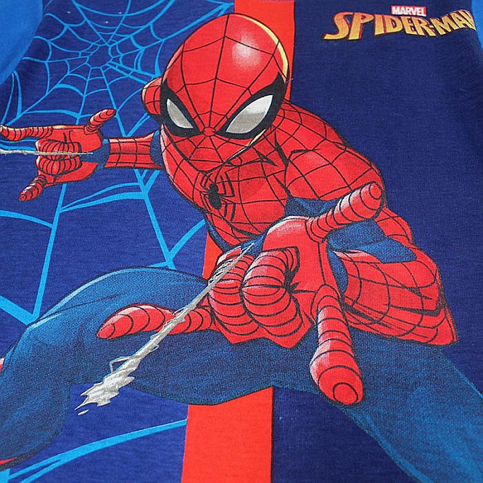 Pijamale copii cu mânecă scurtă, 100% bumbac, multicolor, Force, Spiderman, Marvel [5]