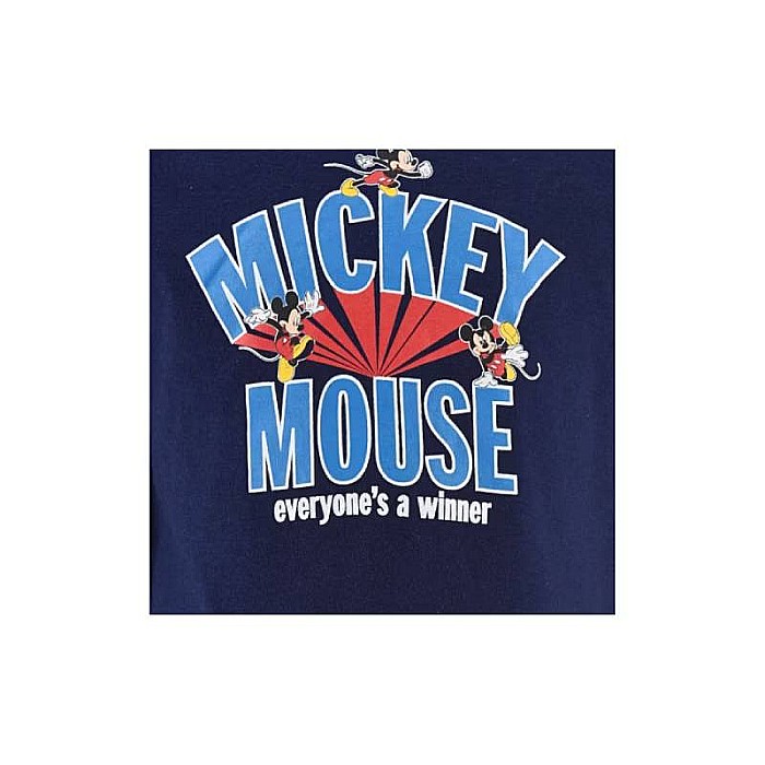 Pijama copii, cu mânecă lungă, 100% bumbac, albastru, Winner, Mickey Mouse [3]