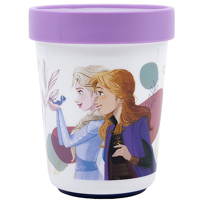 Pahar plastic, 260 ml, antiderapant, multicolor, compatibil cu microunde, fără BPA, Trust, Frozen [2]