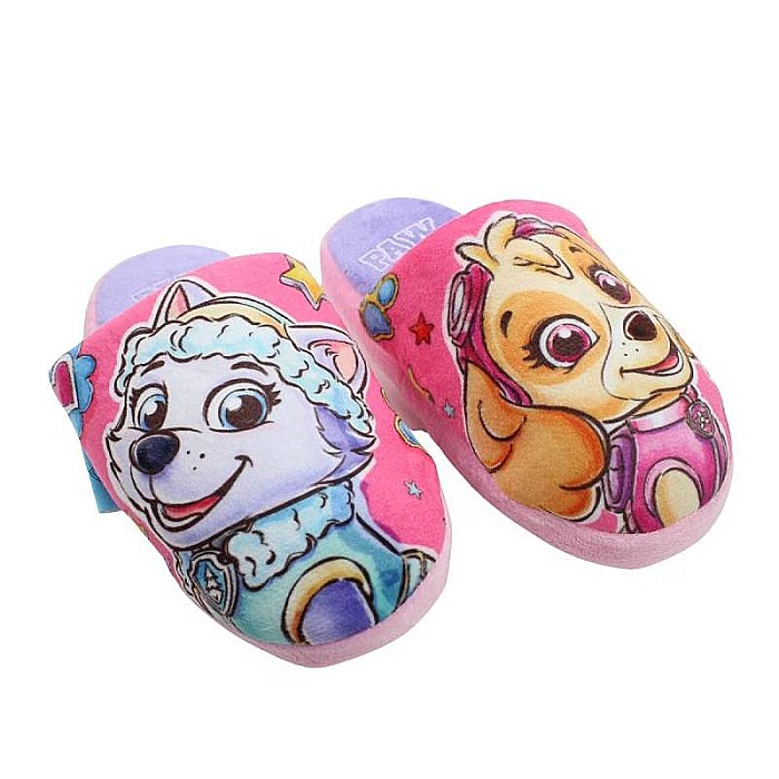 Papuci copii, plușați, multicolor, talpa antiderapantă, Paw Patrol [3]