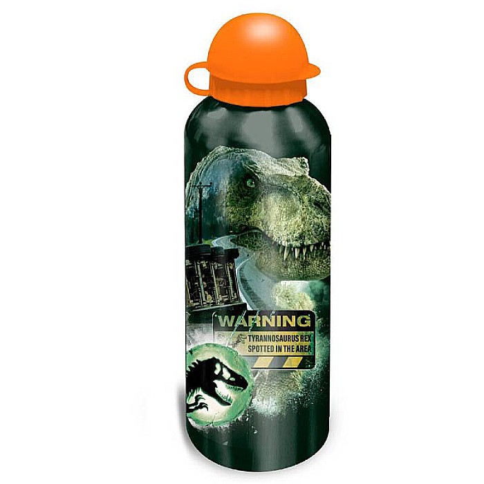 Set cutie sandwich plastic fără BPA și sticlă apă din aluminiu, 400 ml, multicolor, Jurassic World [2]